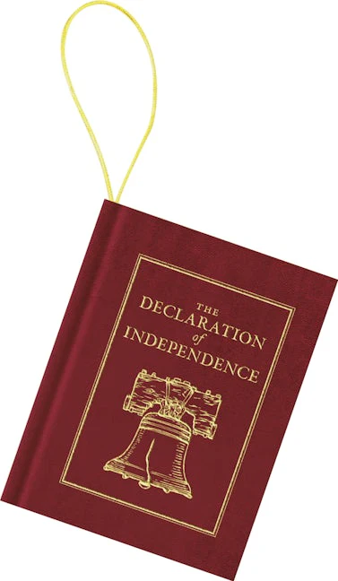 Declaration of Independence Mini-Book Ornament