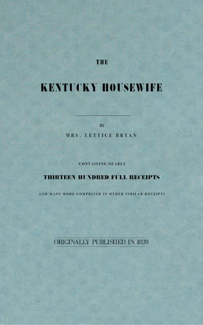 The Kentucky Housewife